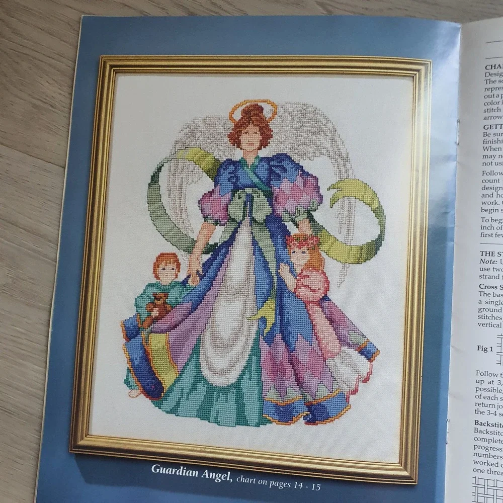 Angels Cross Stitch Pattern Barbara Baatz American School of Needlework 3661